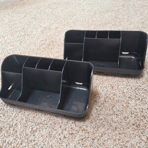 Black (2 for sale) bathroom storage holders-New without package
